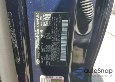 2025 Genesis Gv70 Base из США, поврежденный, VIN 5NMMADTB8SH035195